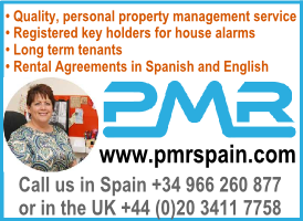 PMR Property Rentals in Spain banner on Expats in Spain